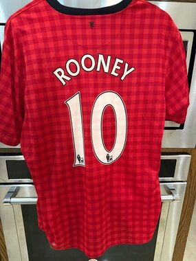 Authentic Manchester United kit Embellished Rooney #10 soccer Jersey